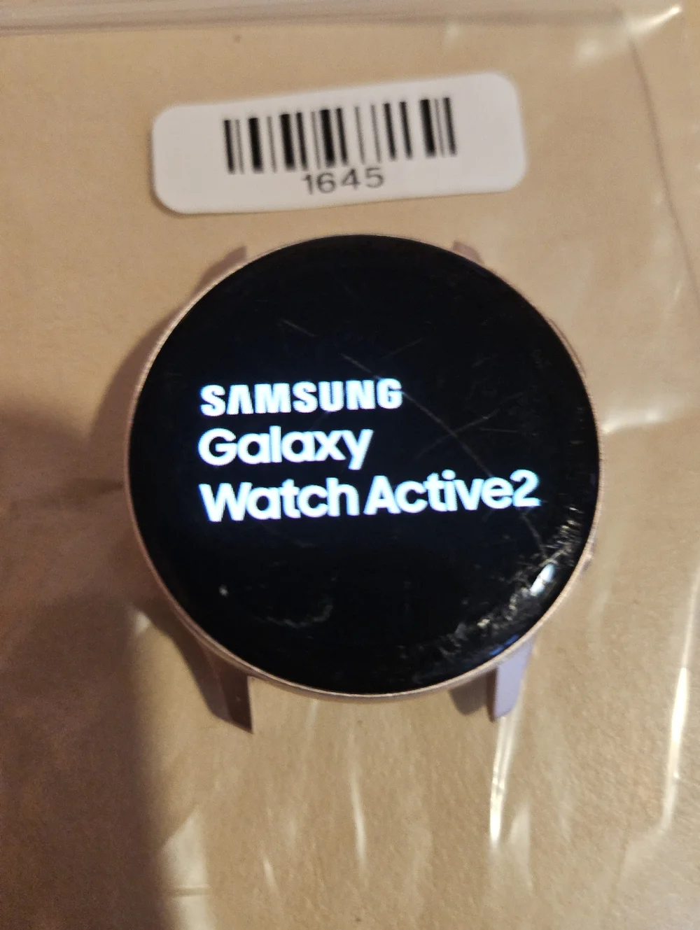 Samsung Pink and Black Round Smartwatch Body